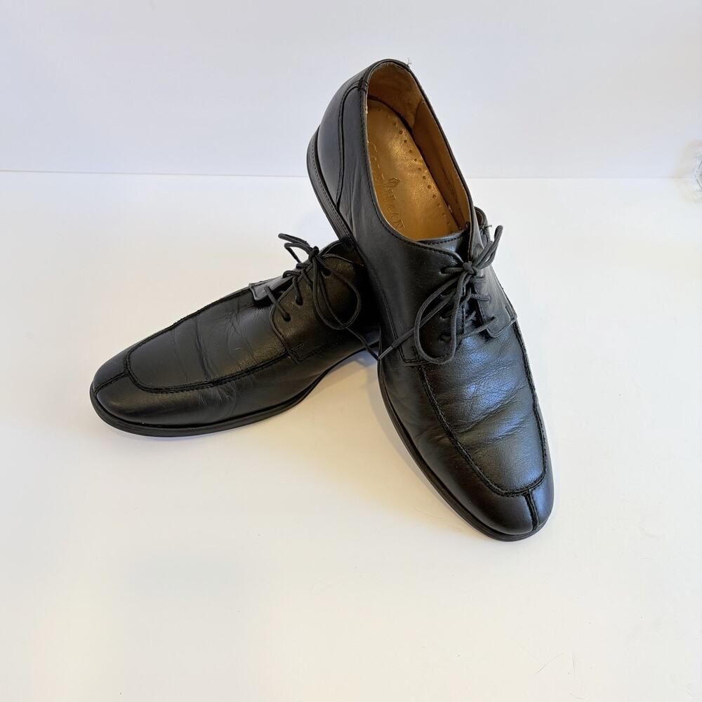 Cole Haan Shoes Mens Size 10 M Leather Adams Black Lace Up Dress Oxford C12328